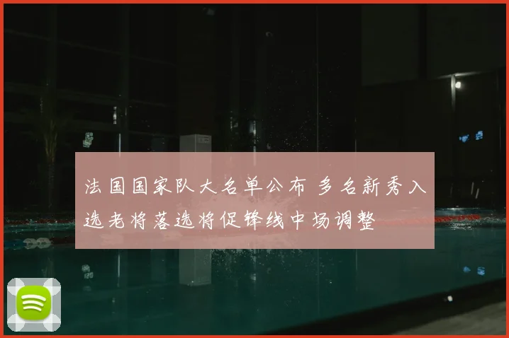 法国国家队大名单公布 多名新秀入选老将落选将促锋线中场调整